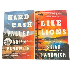 Bundle Of 2 Books Crime Novels by Brian Panowich‎ HARD CASH VALLEY / LIKE LIONS